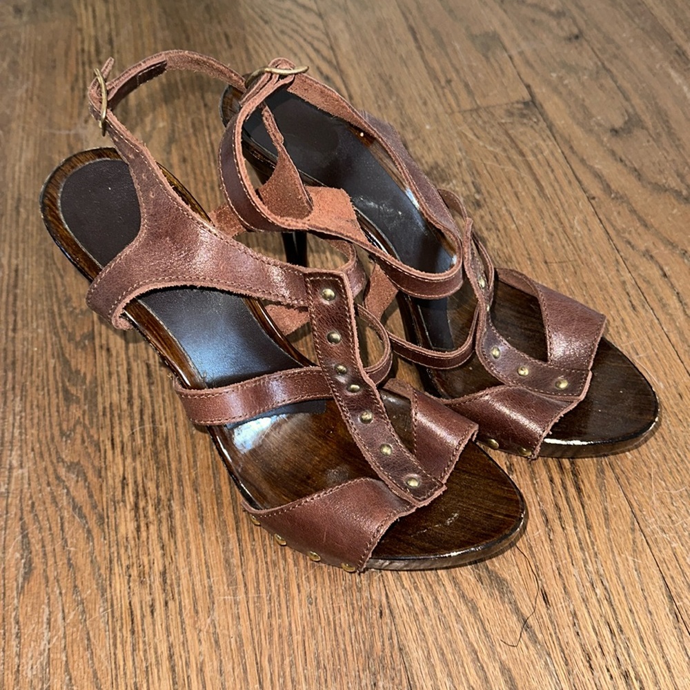 Brown heels